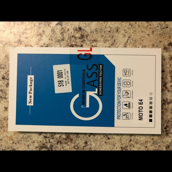Moto E4 Cover and Tempered Glass Protector - Picture 3 of 4